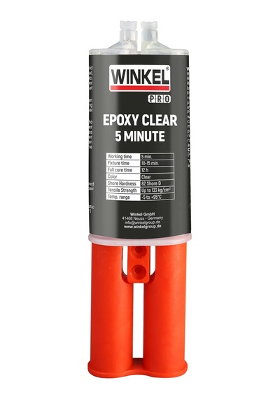 Wınkel 20065 Pro 5 Mınute Clear Çift Kompenantlı Epoksi 25 Gr.