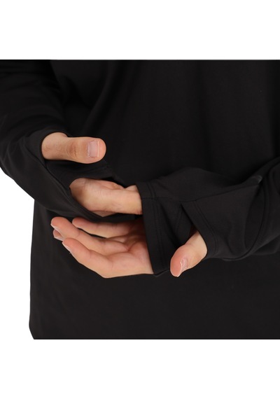 Sportive Boone Half-zip Erkek Siyah Koşu T-shirt 25ke1015-syh 1776471 SIYAH