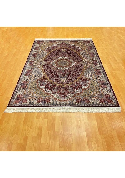 Şemse Desenli 200 X 300 İpek Halı Çok Renkli