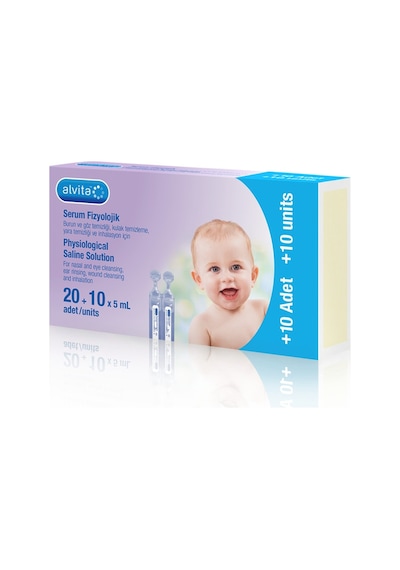 Alvita Serum Fizyolojik 30 Flakon (20+10X5Ml) 3 Kutu