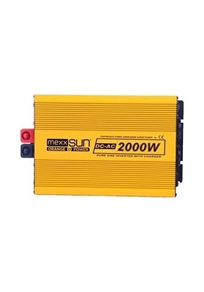 Mexxsun 12v Volt 2000w Tam Sinus Inverter 220v Çevirici Uzun Kablo İle Uyumlu