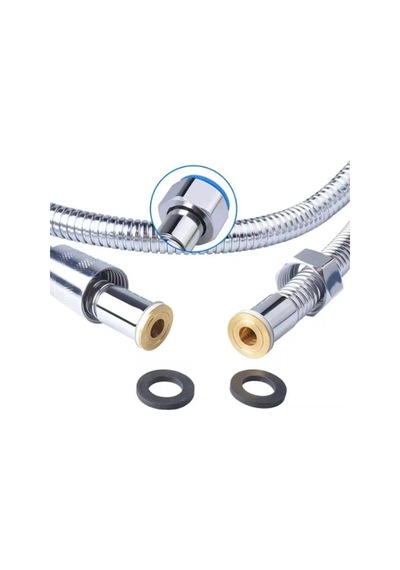 Duş Hortumu Metal Çelik Örgülü 150 Cm Gri Metal Diğer