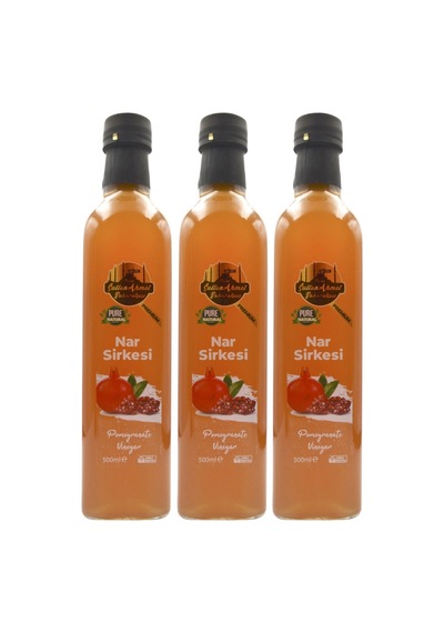 Nar Sirkesi 3x500 Ml %100 Katkısız Doğal Özel Üretim