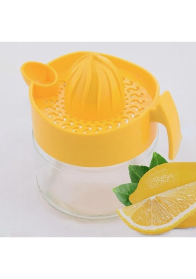 Petinka Limon Sıkacağı Cam Hazneli 300ml Pratik Narenciye Sıkacağı Çok Renkli