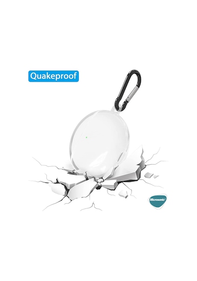 Microsonic Huawei FreeBuds 4 Kılıf Transparent Clear Soft