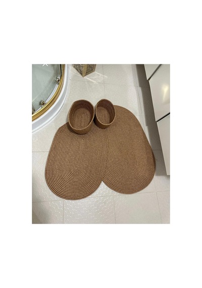 Jüt , Hasır ,banyo Paspas Takımı, Banyo, Takımı, Klozet Takımı Hasır Hasır