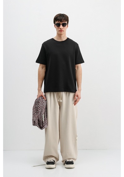 Vamos Baggy Fit Eşofman Alt V80-43 Taş