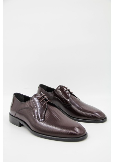 Tigana 42753 Erkek Klasik Ayakkabı - Bordo-bordo
