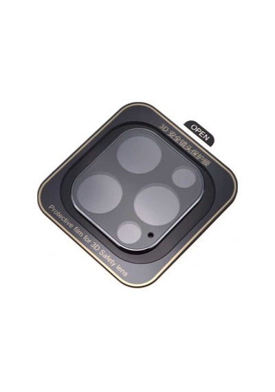 Apple Uyumlu iPhone 12 Pro Max Zore Kamera Koruyucu Siyah