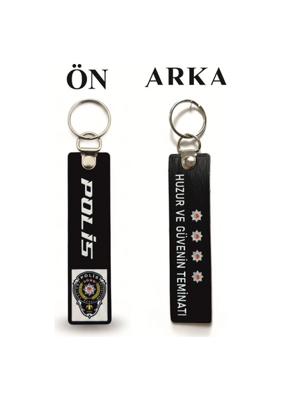 Tpu Çift Taraflı Anahtarlık - Polis - Huzur Ve Güvenin Teminatı Çok Renkli