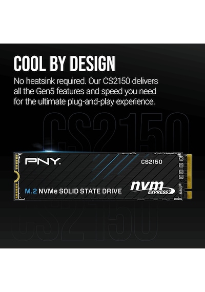 Pny Cs2150 1tb 10200/8300 Mb/s M.2 Nvme Ssd M280cs2150-1tb-tb