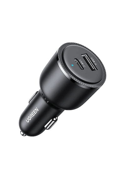 Ugreen 63 W 2 Portlu Araç İçi Şarj Cihazı Çakmaklık Adaptörü