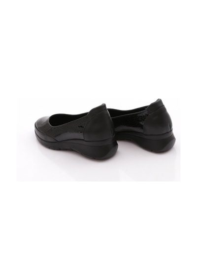 Dgn 2265 Kadin Comfort Ayakkabi Siyah Petek
