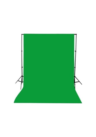 Chromakey-green Screen- Greenbox -yeşil Fon Perde 3x3m + Fon Standı