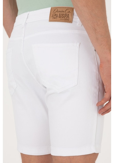 U.s. Polo Assn. Erkek Beyaz Şort Jean 50304345-dn0015 Whıte