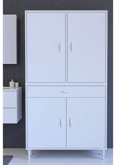 Eliusta Luma Kapaklı & Çekmeceli Banyo Dolabı 95 Cm Genişlikte Beyaz Dolap 95x173x32,5 Cm Depolama Dolabı Beyaz Eliusta Luma Kapaklı & Çekmeceli Banyo Dolabı 95 Cm Genişlikte Beyaz Dolap 95x173x32,5 Cm Depolama Dolabı Beyaz