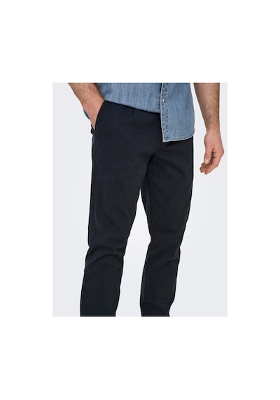 Only & Sons Onscam Chino Pk 6775 Erkek Koyu Mavi Pantolon - 22016775 Koyu Mavi