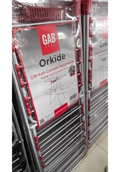 Gab Orkide Çamaşır Kurutmalığı Yaşam Boyu, Laundry Drying Çok Renkli