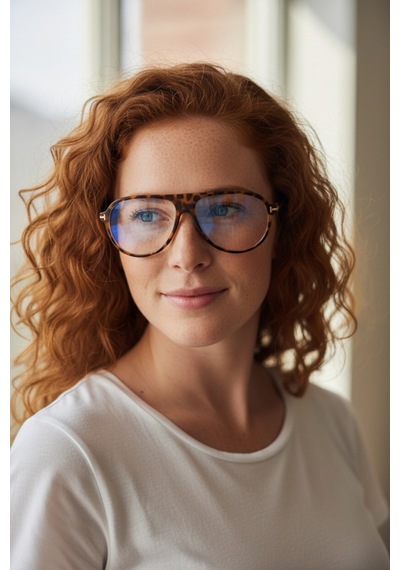 Unisex Güneş Gözlüğü Şeffaf Çerçeve Blue Block Çok Renkli 96151327