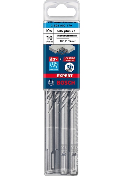 Bosch Expert 10x165 Mm 10 Lu Yeni Sds Plus-7x Matkap Ucu 2608900170