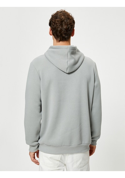Koton Rick And Morty Hoodie Kanguru Cepli Lisanslı Baskılı Gri 4wam70331mk Gri