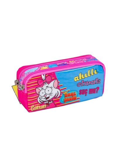 Kral Şakir Çift Bölmeli Kalem Çantası No32169
