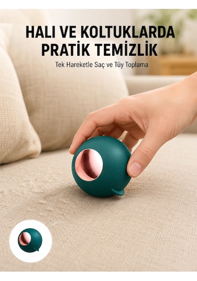Kumaş Dostu Tiftik Çıkarıcı Kıyafet Ve Halı Temizlik Topu Açık Gri