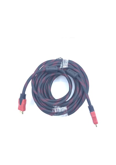 DESTE ELEKTRONİK 10 METRE İP ÖRGÜLÜ ALTIN HDMI KABLO