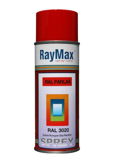 Raymax Sprey Boya Ral 3020 Trafik Kırmızı 400Ml