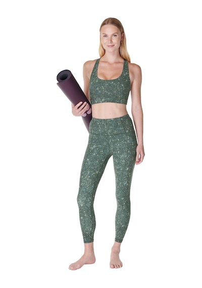 Sweaty Betty Sweaty Betty Super Soft 7/8 Kadın Yeşil Yoga Tayt 44048 Yeşil