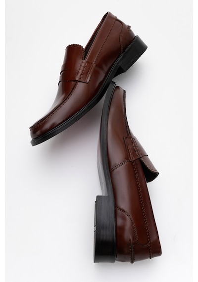 Dericlub Erkek Klasik Rugan Deri Loafer Gerçek Deri Cr 2655 Taba
