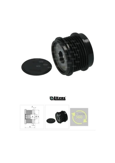 Alt Rulmanlı Kasnak Ford Mondeo S-max Transıt Tourneo Custom 2.0 Tdci 6 Kanal 920620 Valeo 535031010