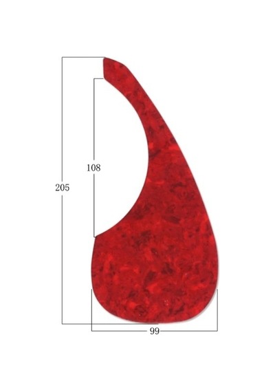 Raymond Joes Pg200Rd Gitar Pena Korumalığı Kırmızı - Pickguard