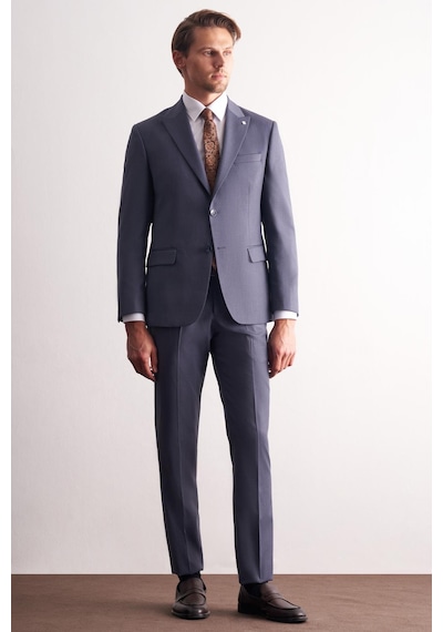 İmza - Lacivert Kırlangıç Yaka Kendinden Desenli Esnek Bel Slim Fit 6 Drop Takım Elbise 1001255168 Lacivert İmza - Lacivert Kırlangıç Yaka Kendinden Desenli Esnek Bel Slim Fit 6 Drop Takım Elbise 1001255168 Lacivert