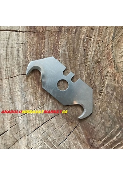 Özs Maket Bıçağı Yedeği Halı Kesme Maket Yedeği Eğri Uç 10 Adet