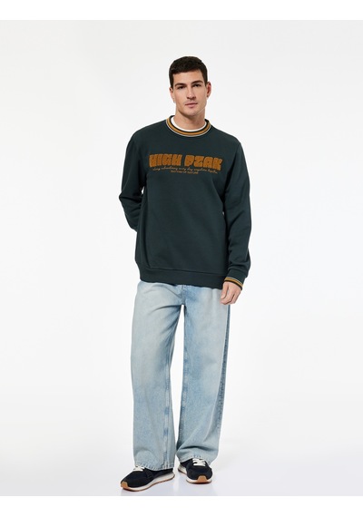 Koton Uzun Kollu Şerit Detaylı Şardonlu Bisiklet Yaka Nakışlı Sweatshirt Yeşil 6wam70026mk Yeşil Koton Uzun Kollu Şerit Detaylı Şardonlu Bisiklet Yaka Nakışlı Sweatshirt Yeşil 6wam70026mk Yeşil