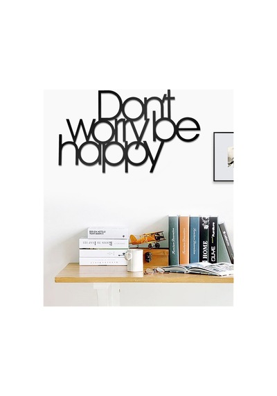 Dont Worry Be Happy - Metal Dekor