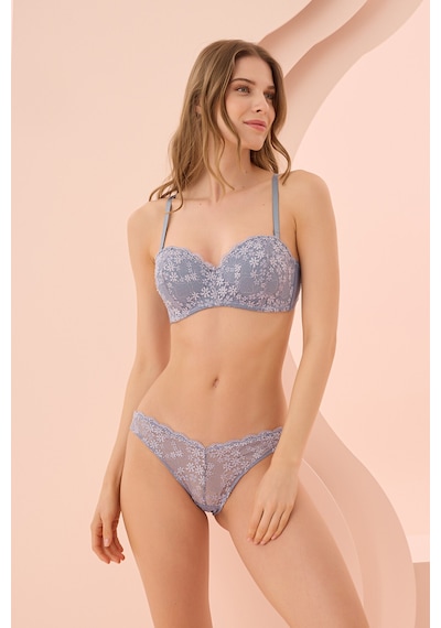 Loya Kadın Mavi Daphe V Slip Külot Mavi