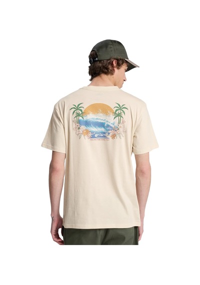 Quiksilver Ev Barrel Parad Erkek Bej Outdoor T-shirt Eqyzt08285-6481