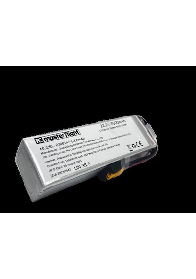 Masterflight 22,2v Li-po Pil 5000mah 40c 6s Lityum Polymer Batarya