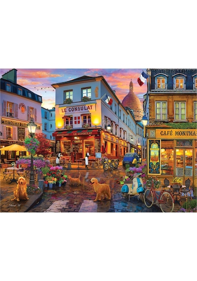Anatolian 1000 Parçalık Puzzle - Cafe Montmartre 1177