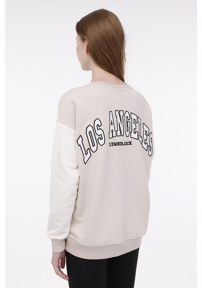 Lumberjack Wl Glory-yd 16ss121 4pr Bej Kadın Sweatshirt 000000000101700979 Bej