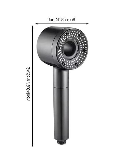 Turbo Duş Başlığı, Yüksek Basınçlı Ve Tazyik Ayarlı Lüks Banyo İçin 6998