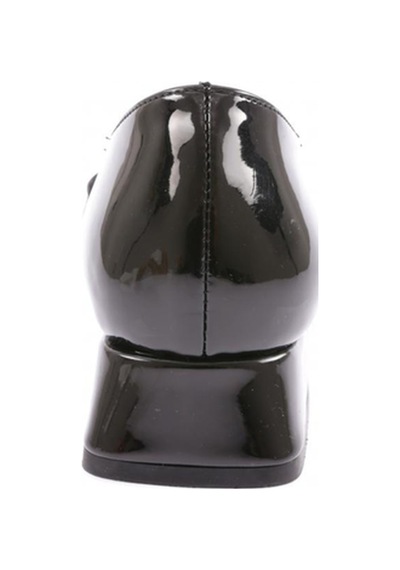 Dgn 014 Kadin Sivri Burun Silver Taşli Topuklu Babet 014-1217-R1645 Siyah
