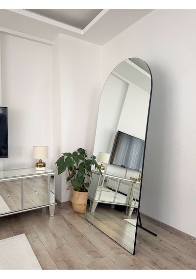 Effe Çerçevesiz Model 180x80 Cm Oval Ayaklı Boy Aynası Ayna