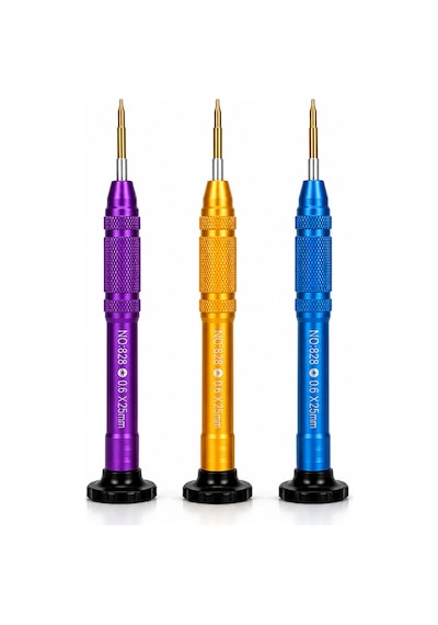 Manyetik Tornavida 0.6x25 Mm Cep Telefonu Ve Elektronik Tamir Aleti No.828 - Mor