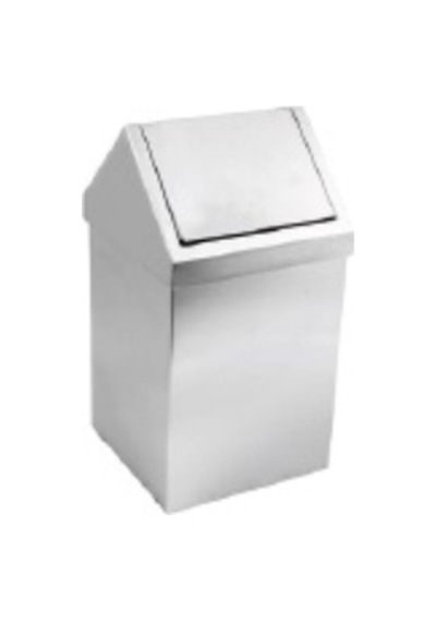 Çatı Kapak Sallanır Çöp Kovası Paslanmaz 6 Litre LS 0400 Krom
