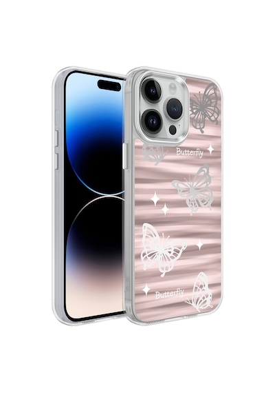 Apple Uyumlu iPhone 14 Pro Kılıf Airbagli Parlak Tasarımlı Zore Mimbo Kılıf