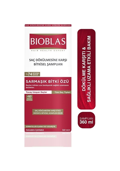 3 Adet Bioblas Saç Dökülmesine Karşı Şampuan 360 Ml Sağlıklı Uzama Etkili 31238373
