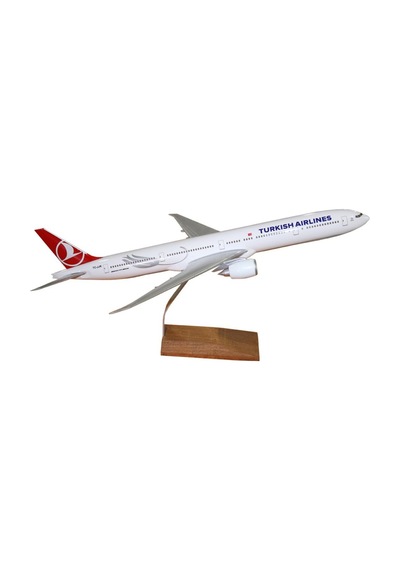 Boeing 777-300 Ölçek 1/160 Model Uçak Masaüstü Sergi Maket Uçağı